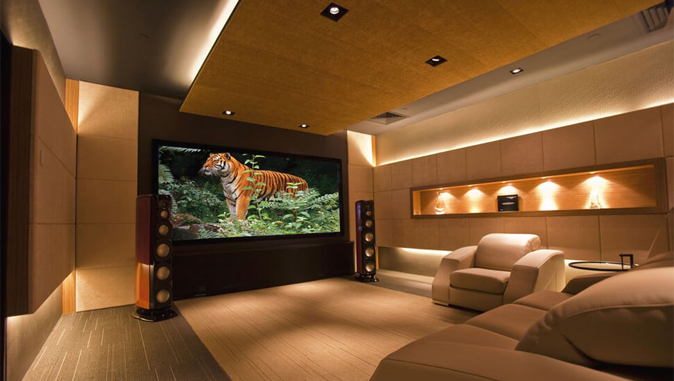 evde sinema salonu akustik tasarım